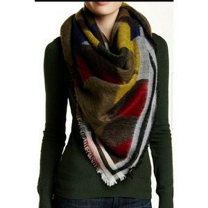 50×55 Soft Lava Blanket Scarf Geometric  Nordstrom